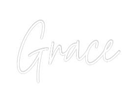 Custom Neon Text - Grace