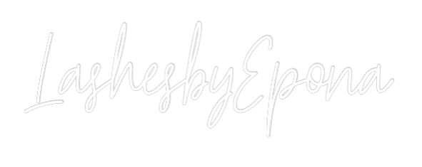 Custom Neon Text - LashesbyEpona