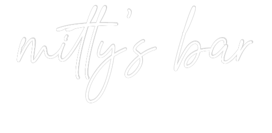 Custom Neon Text - mitty’s bar