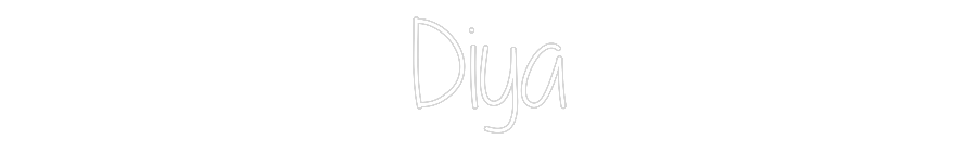 Custom Neon Text - Diya
