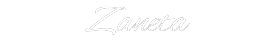Custom Neon Text - Zaneta