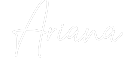 Custom Neon Text - Ariana