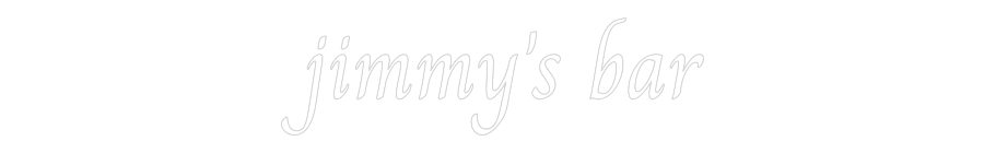 Custom Neon Text - jimmy's bar