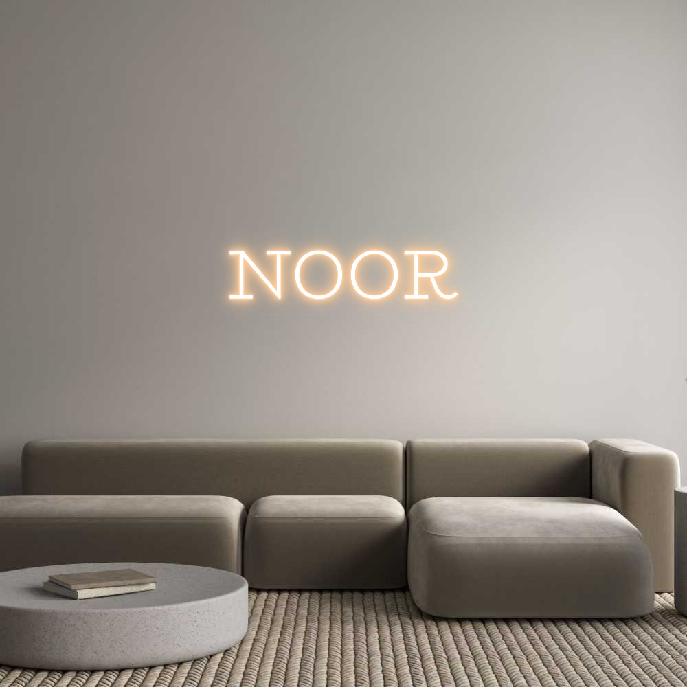 Custom Neon Text - NOOR