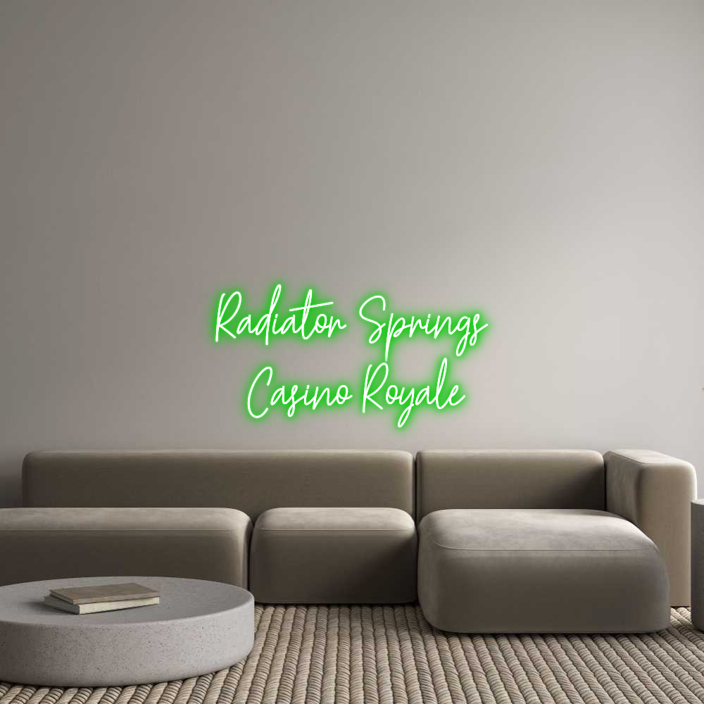 Custom Neon Text - Radiator Spri...