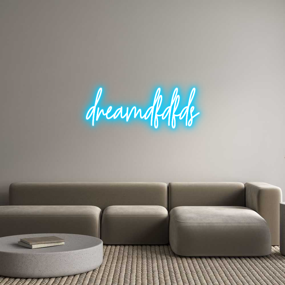 Custom Neon Text - dreamdfdfds