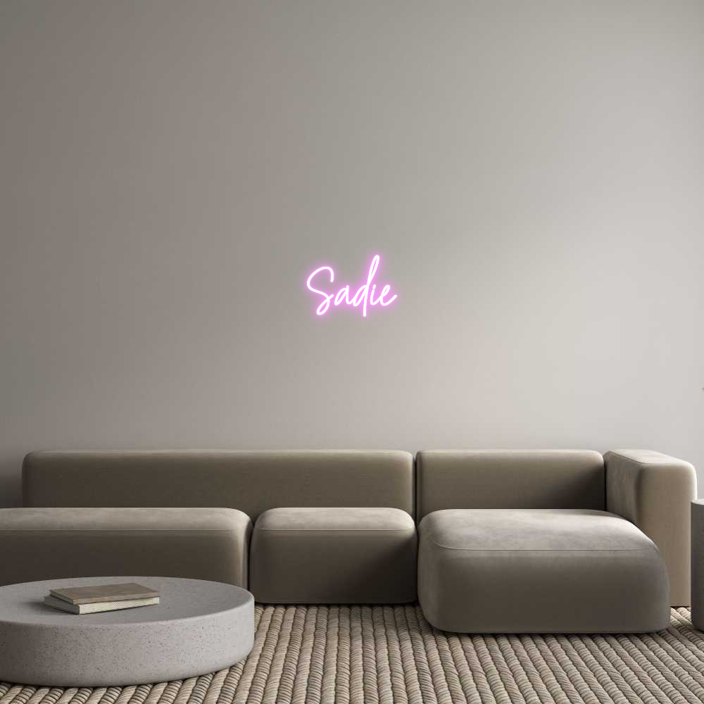 Custom Neon Text - Sadie