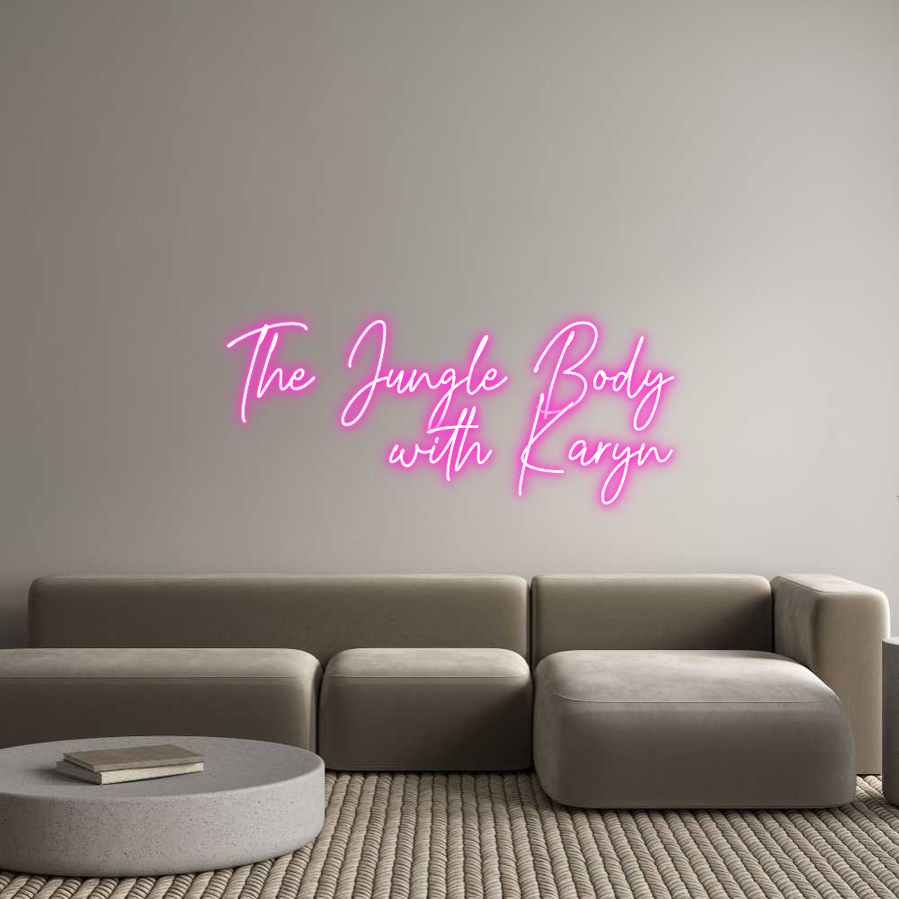 Custom Neon Text - The Jungle Bo...