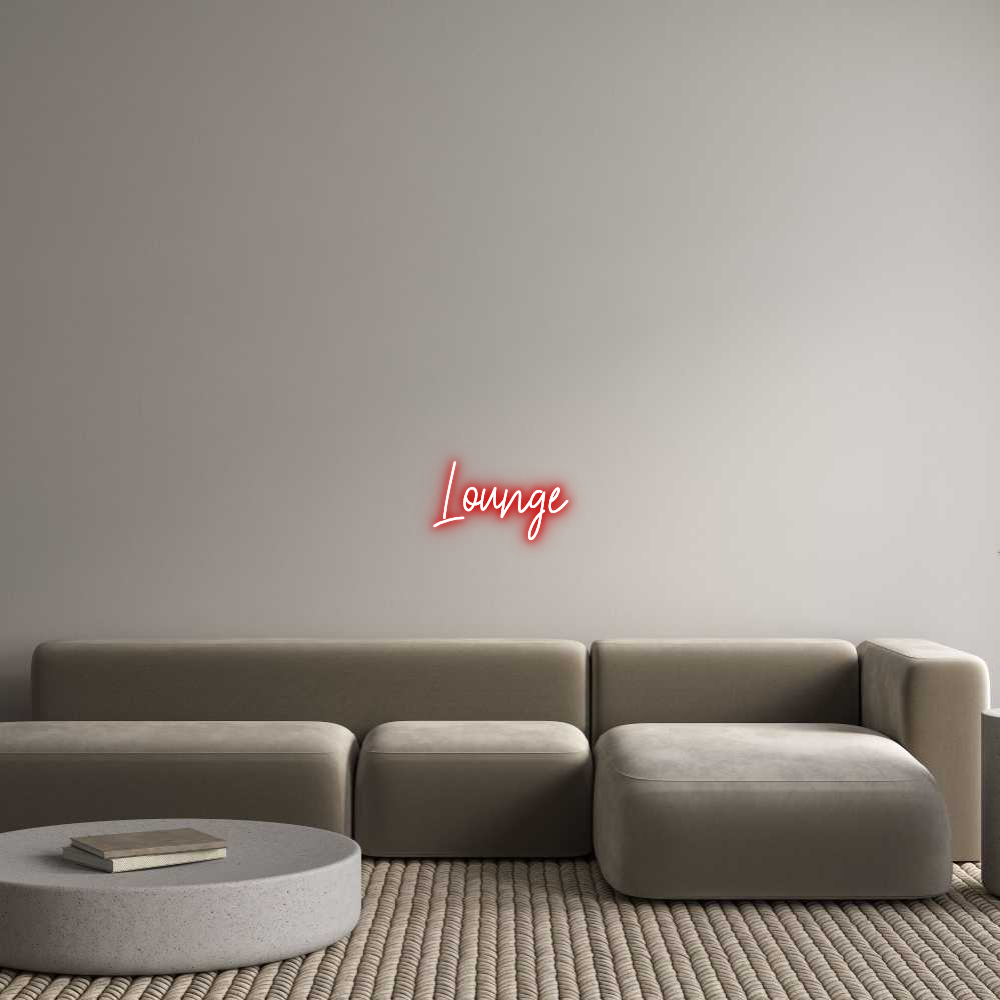 Custom Neon Text - Lounge