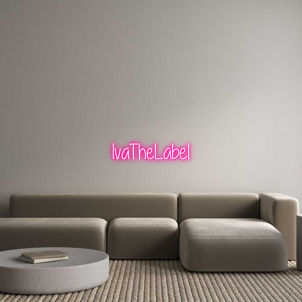 Custom Neon Text - IvaTheLabel