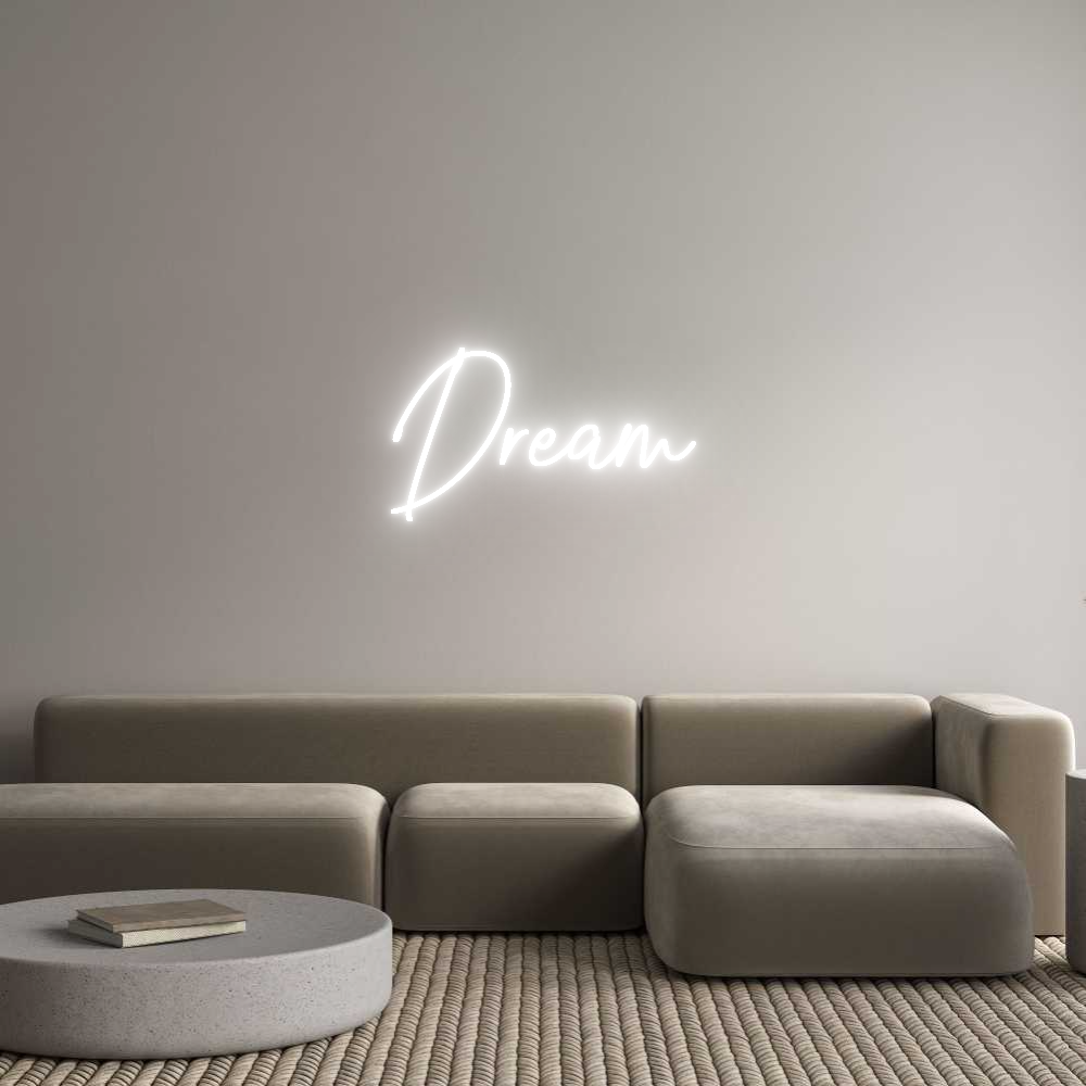 Custom Neon Text - Dream