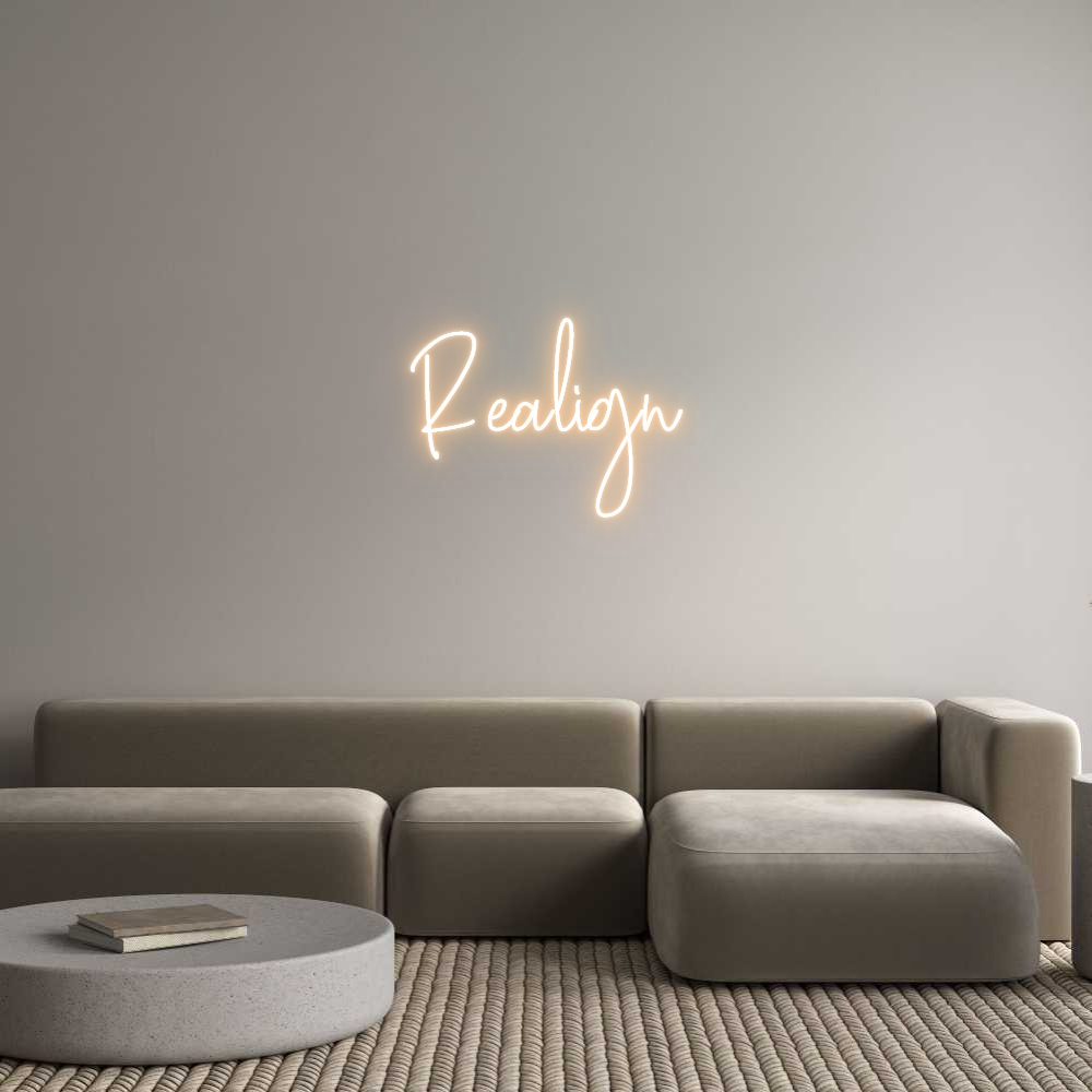 Custom Neon Text - Realign