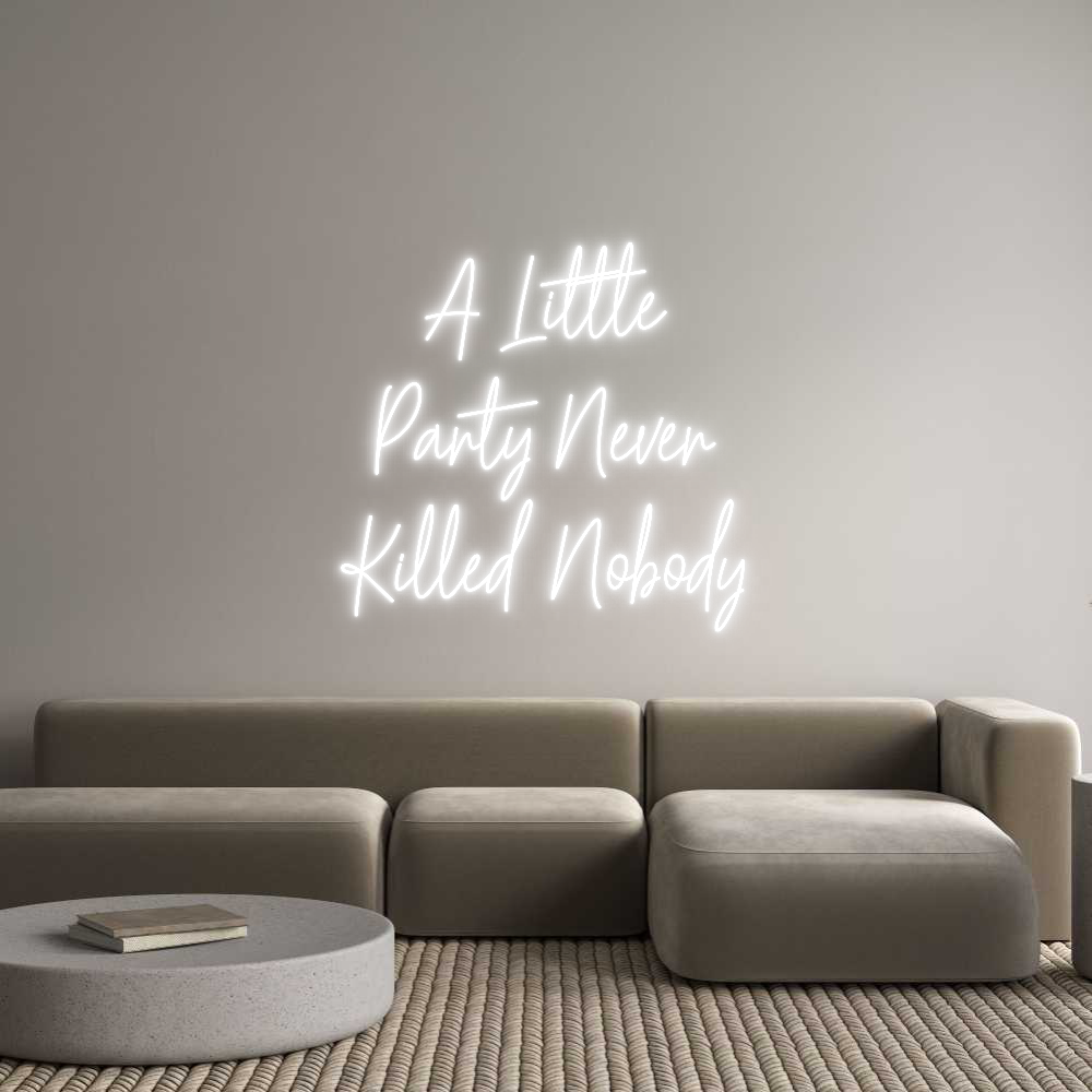 Custom Neon Text - A Little
Par...