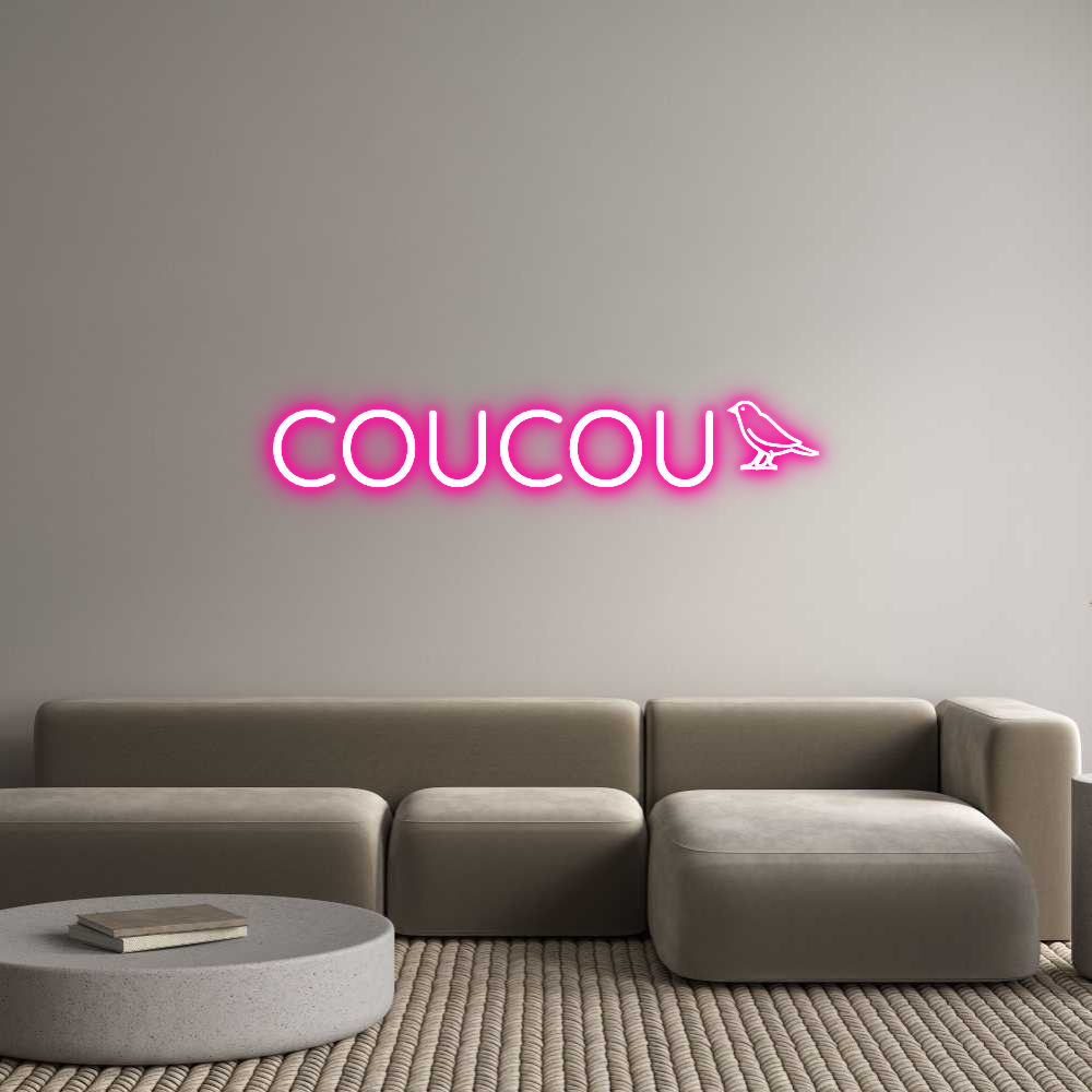 Custom Neon Text - COUCOUš
«