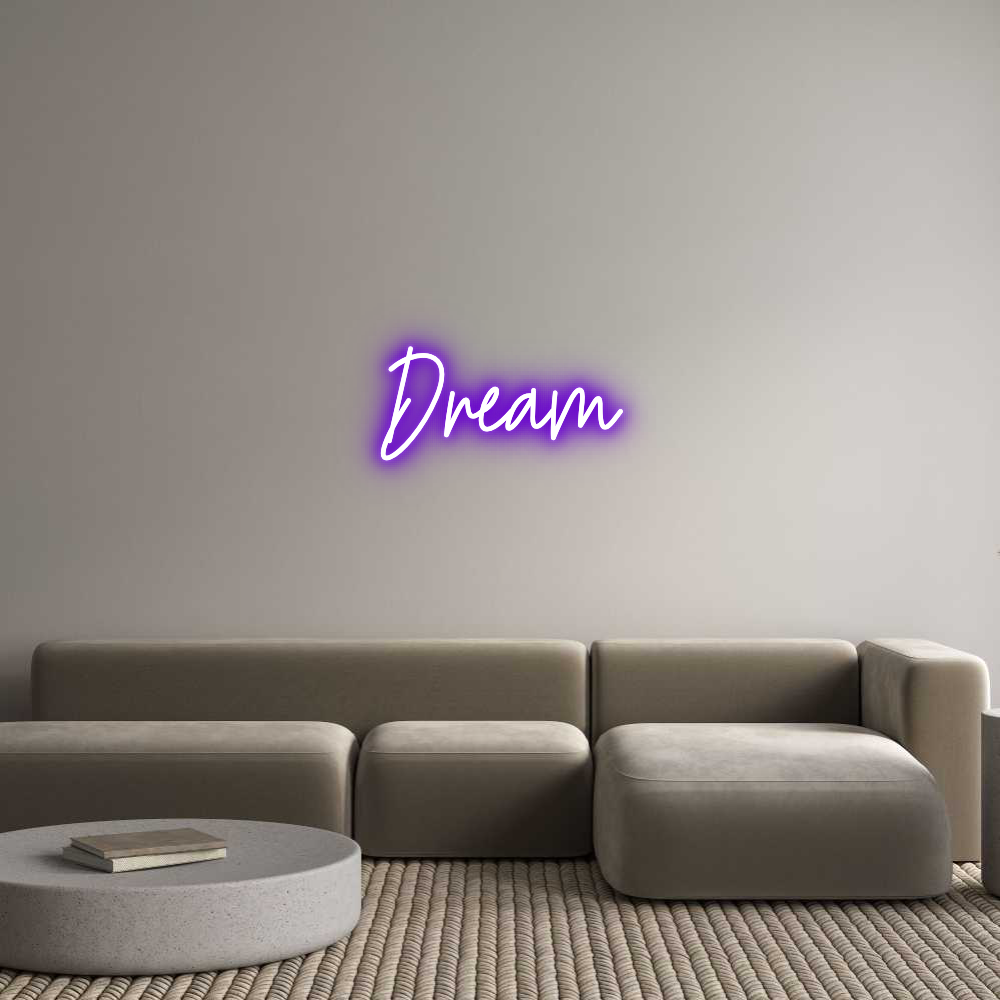 Custom Neon Text - Dream