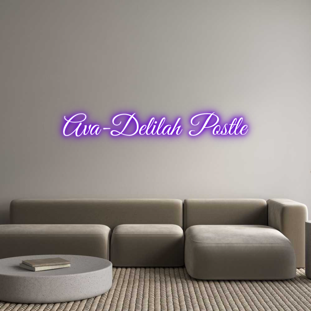 Custom Neon Text - Ava-Delilah P...