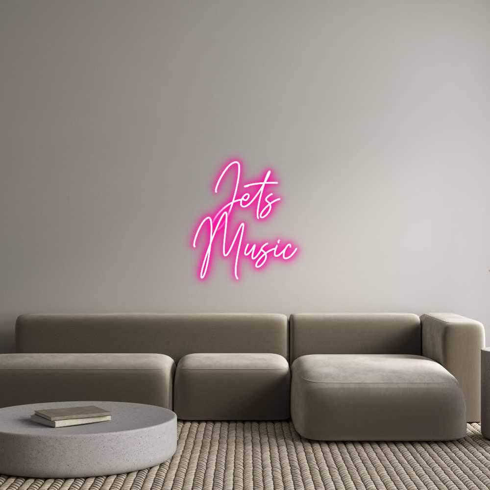 Custom Neon Text - Jets
Music