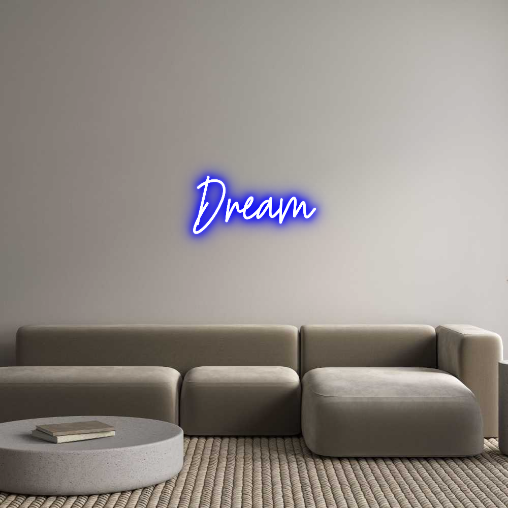 Custom Neon Text - Dream