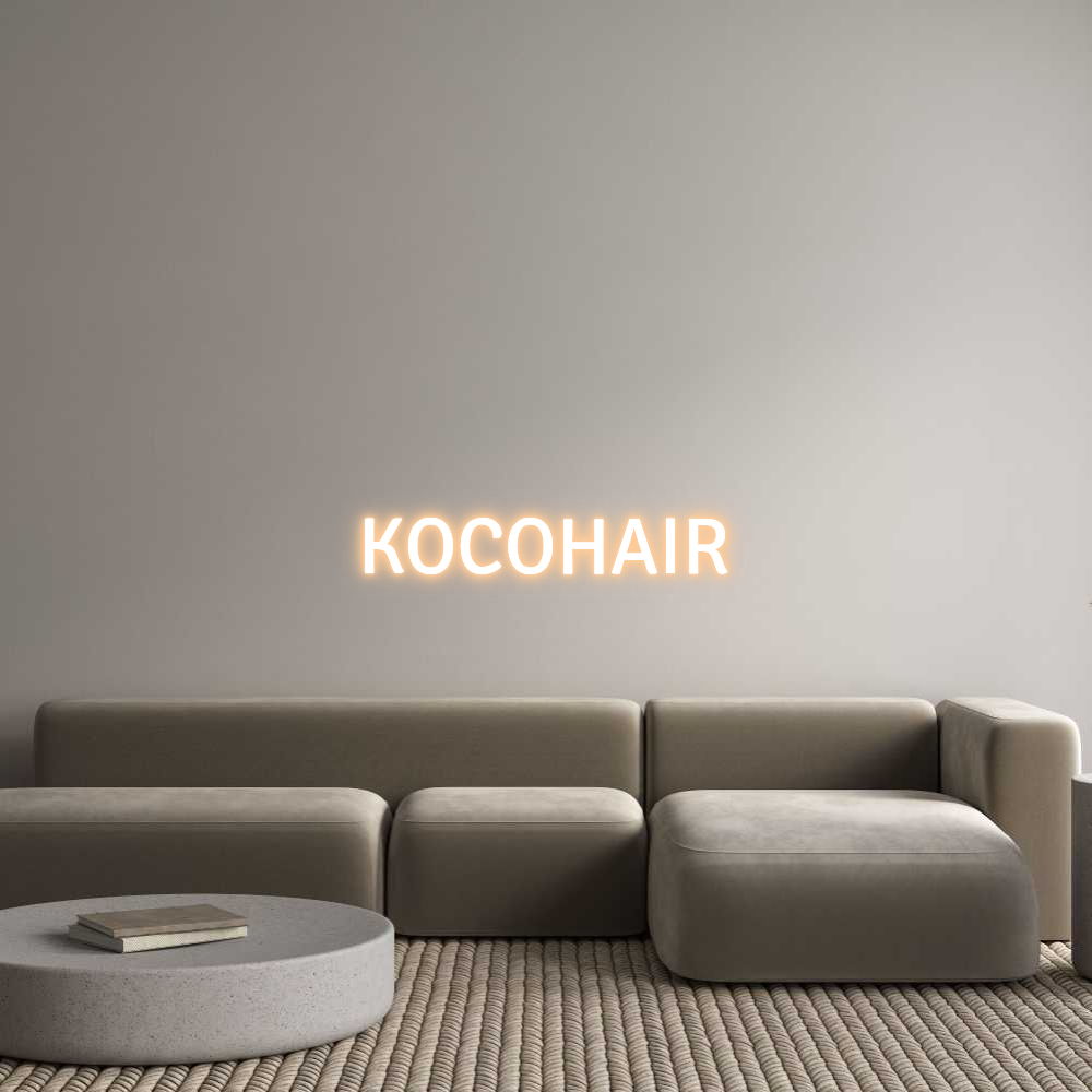 Custom Neon Text - KOCOHAIR
