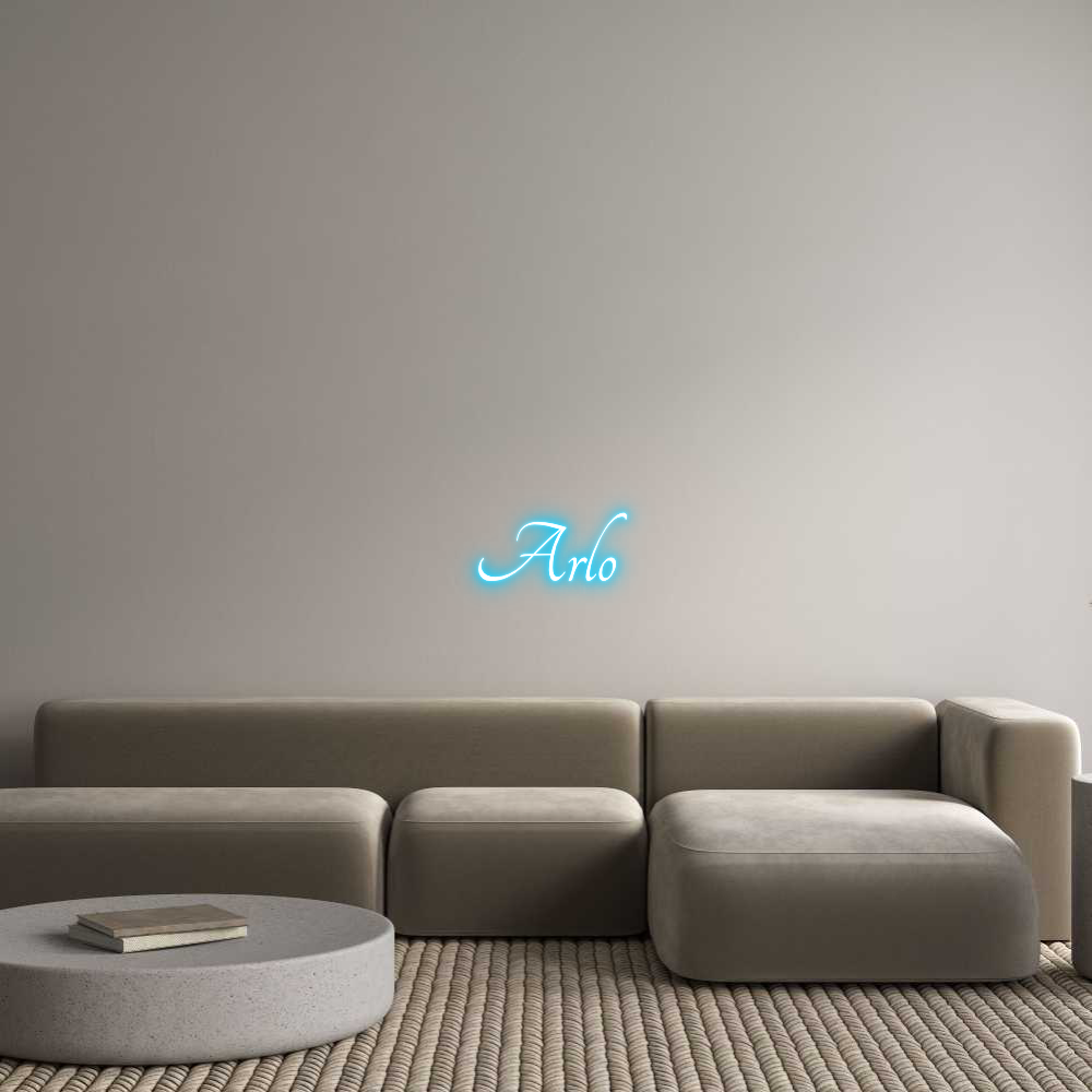 Custom Neon Text - Arlo
