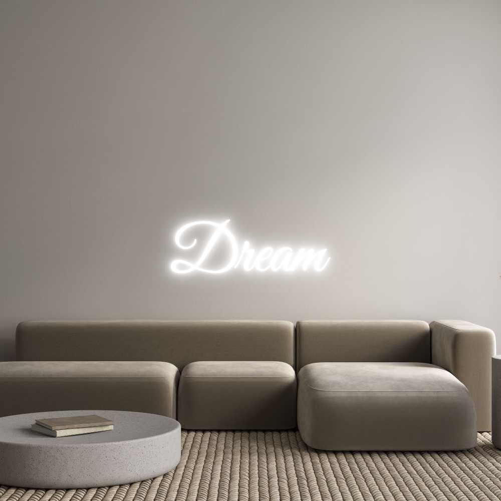 Custom Neon Text - Dream