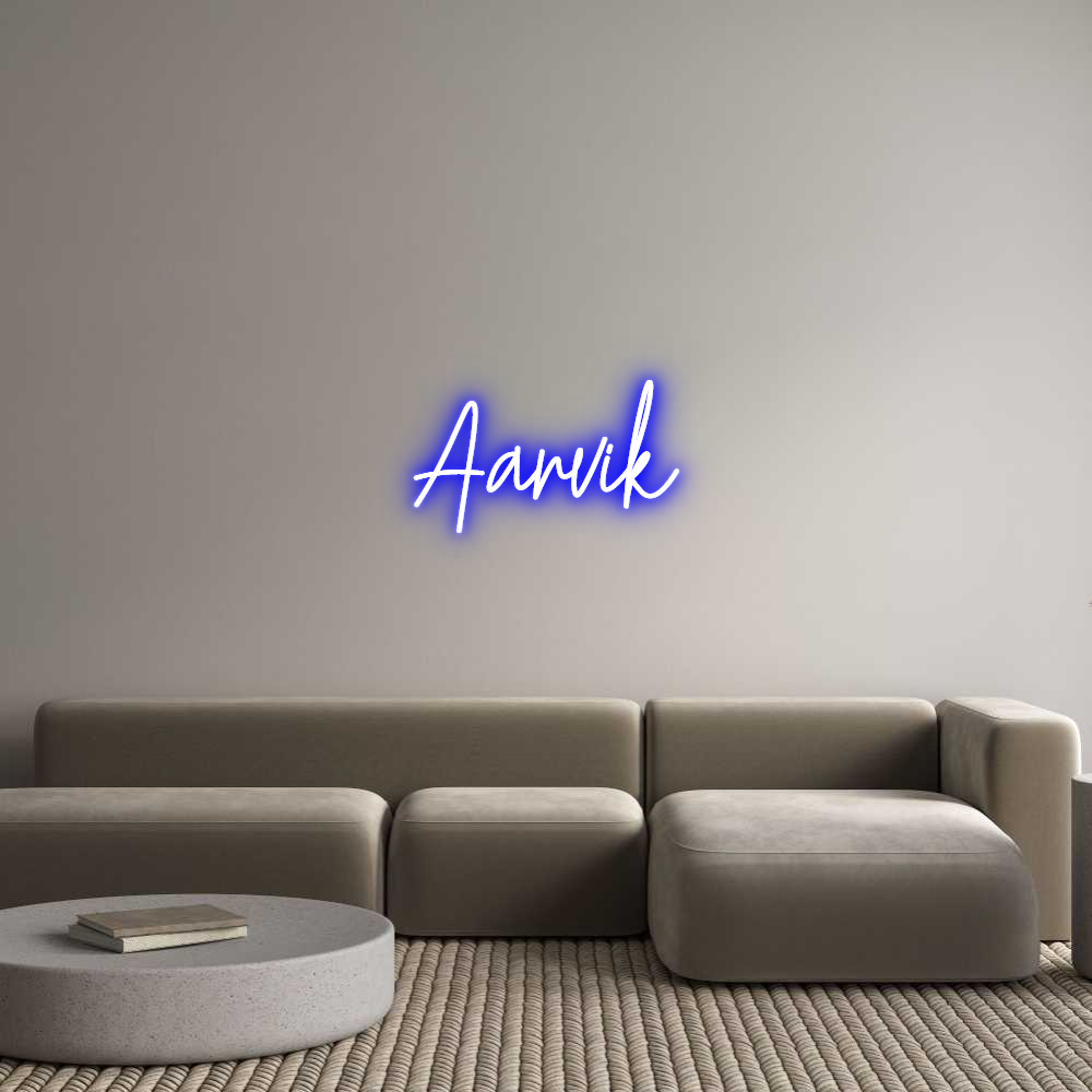 Custom Neon Text - Aarvik