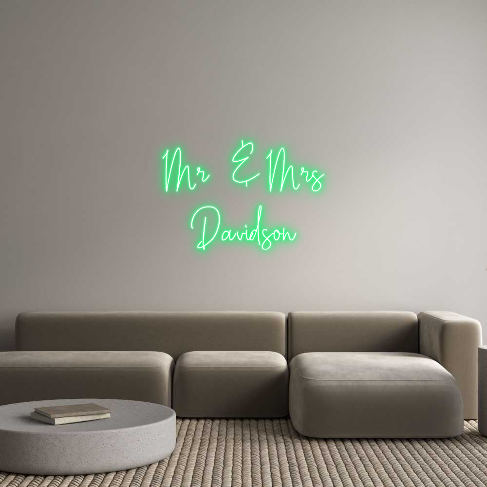 Custom Neon Text - Mr & Mrs
Dav...