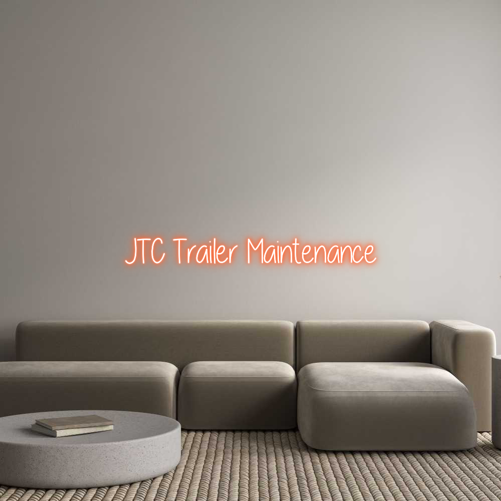 Custom Neon Text - JTC Trailer M...