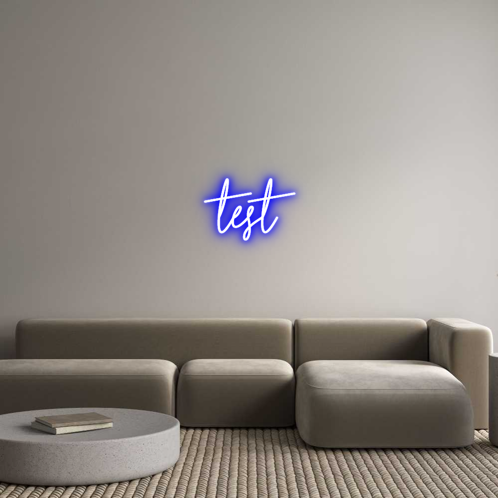 Custom Neon Text - test