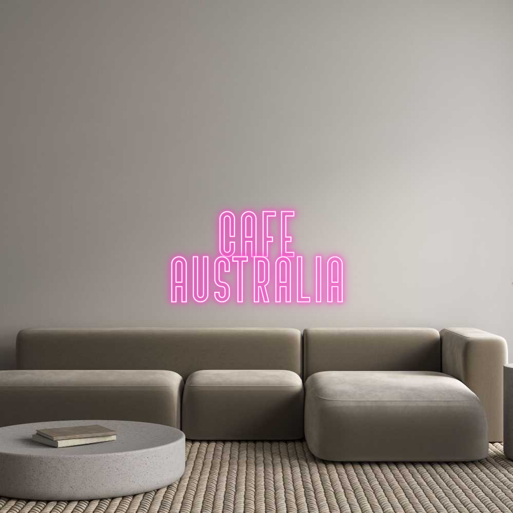 Custom Neon Text - Cafe
Austra...