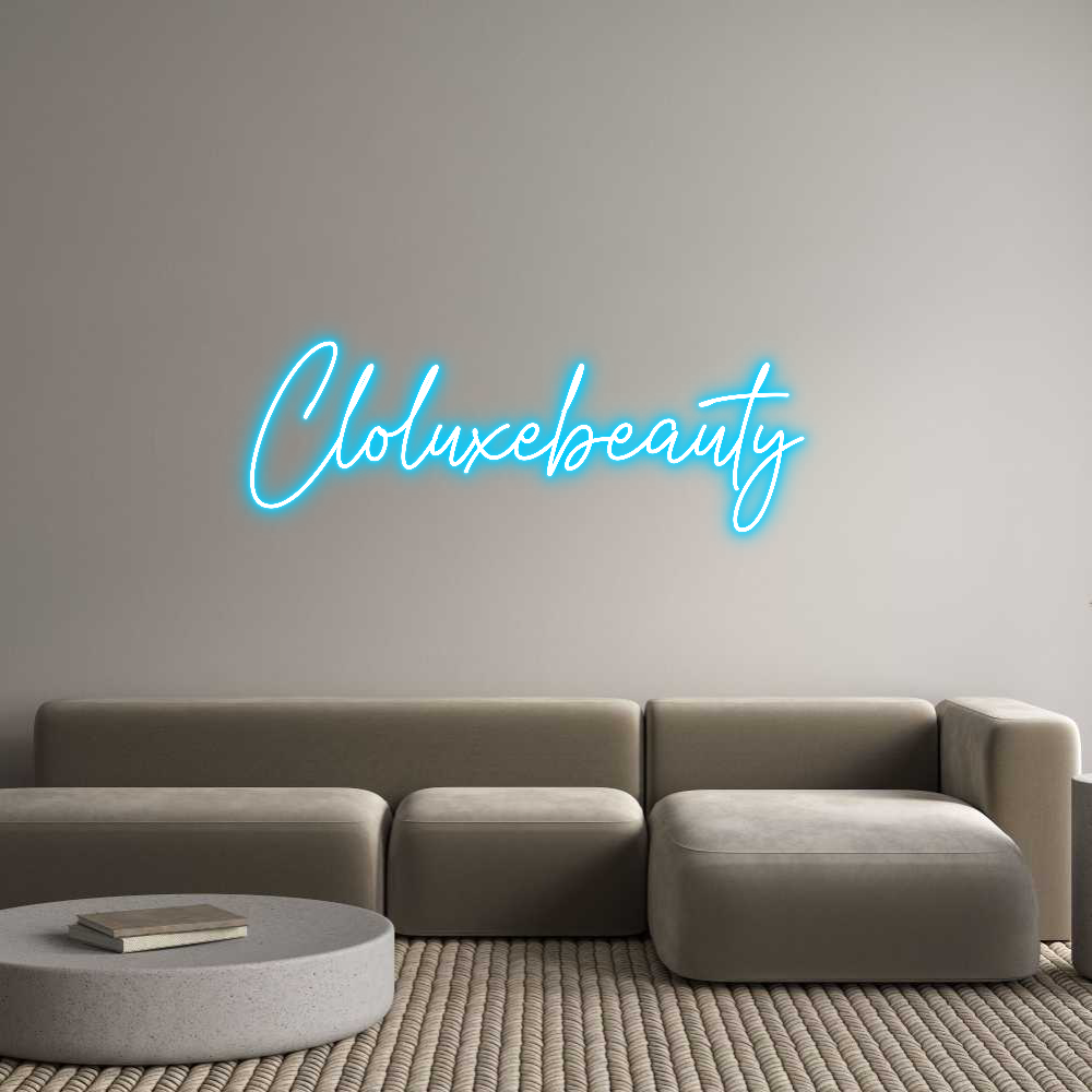 Custom Neon Text - Cloluxebeauty