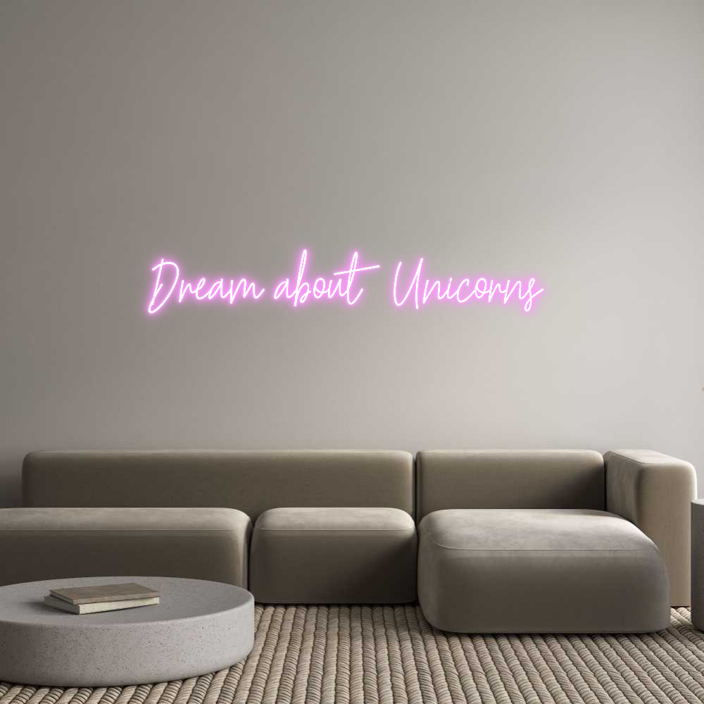 Custom Neon Text - Dream about U...