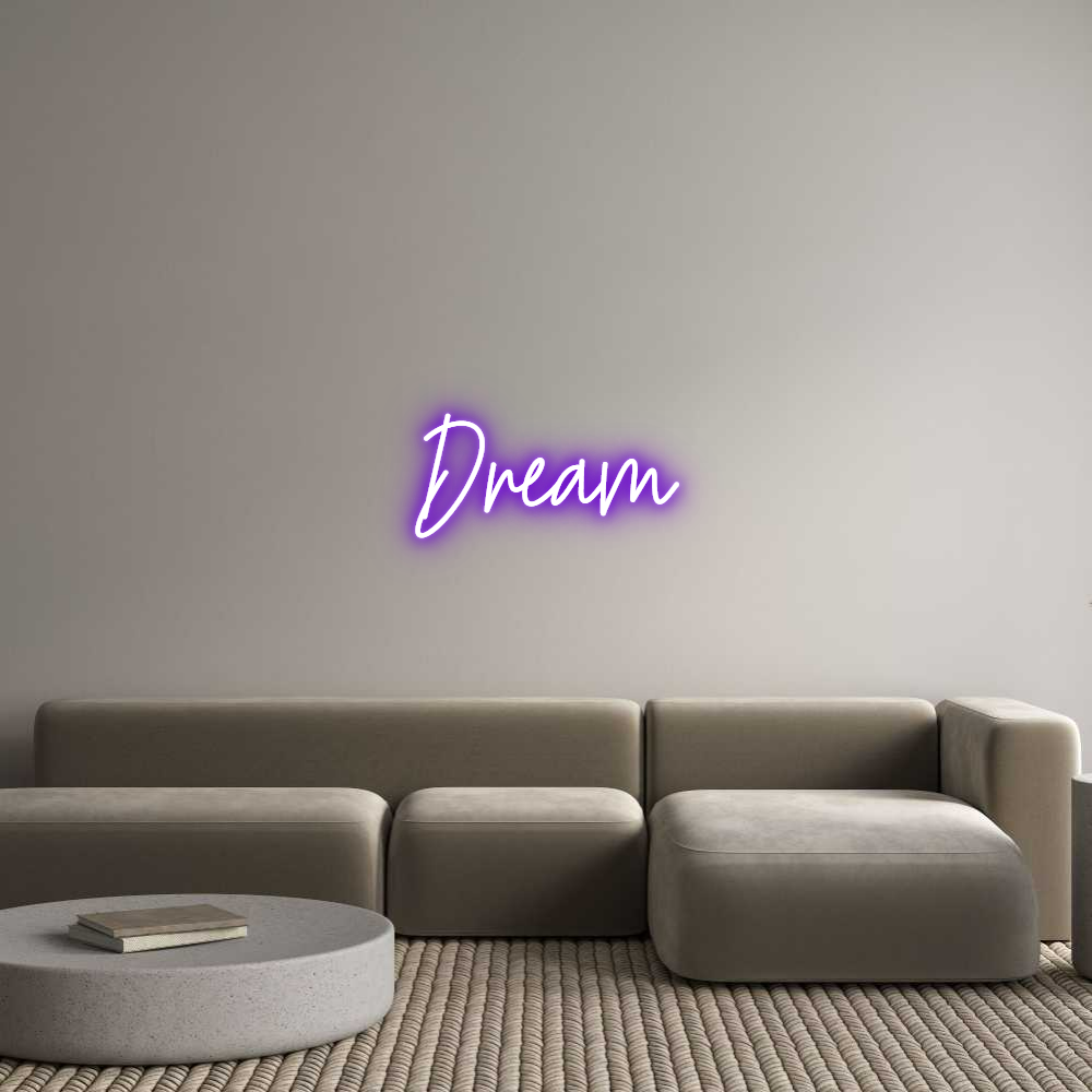 Custom Neon Text - Dream