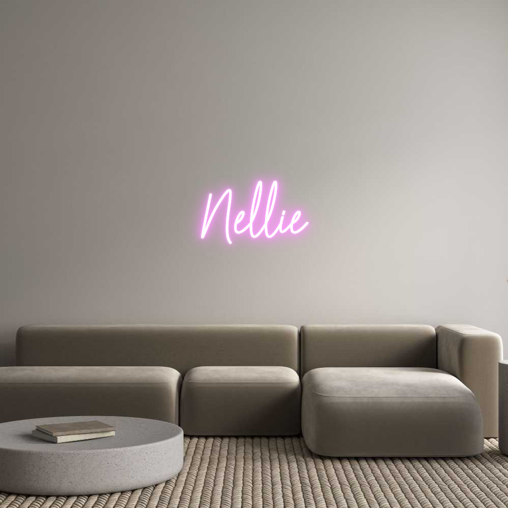 Custom Neon Text - Nellie