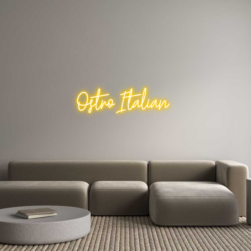 Custom Neon Text - Ostro Italian