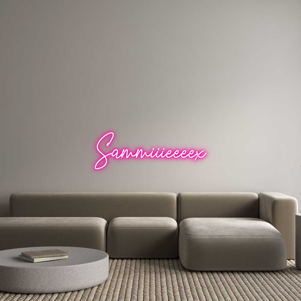 Custom Neon Text - Sammiiieeeex