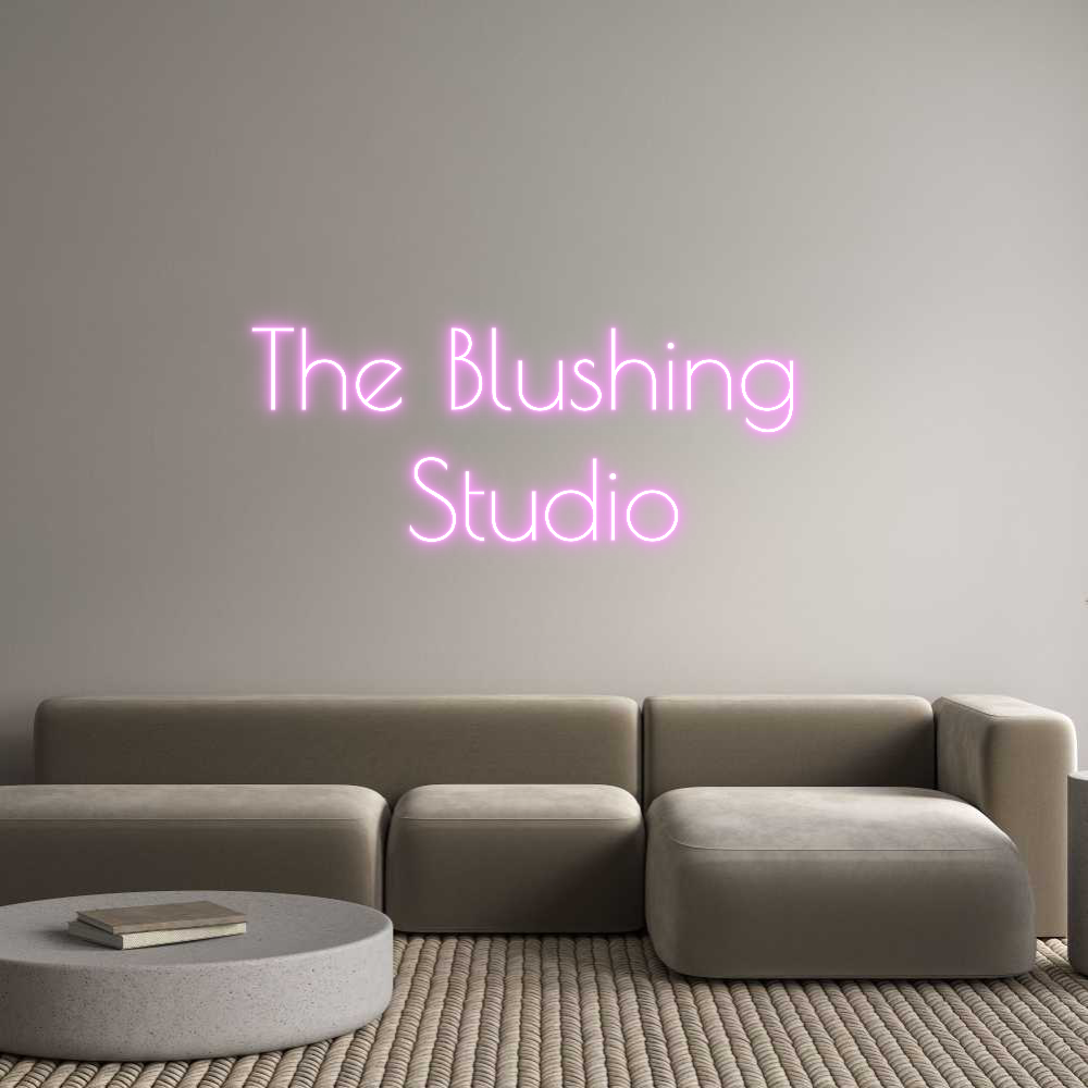 Custom Neon Text - The Blushing ...
