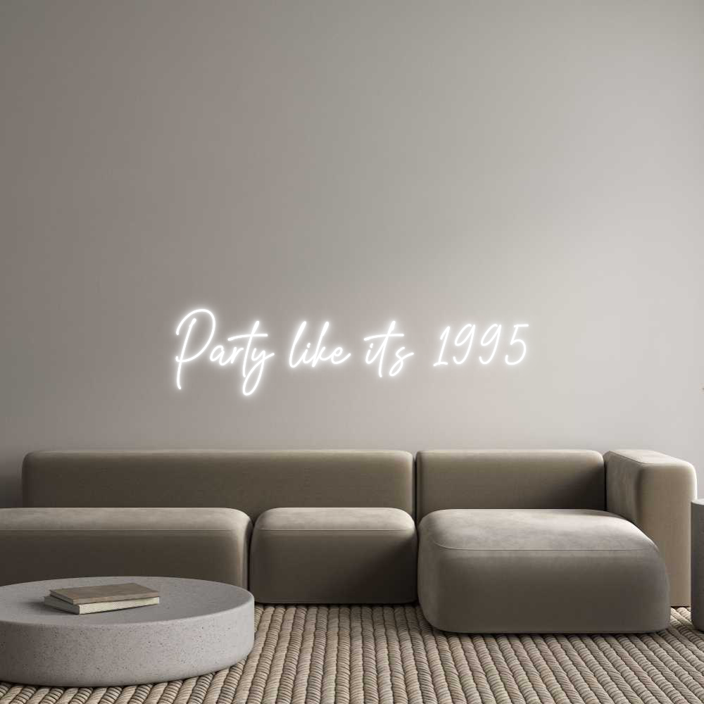 Custom Neon Text - Party like it...