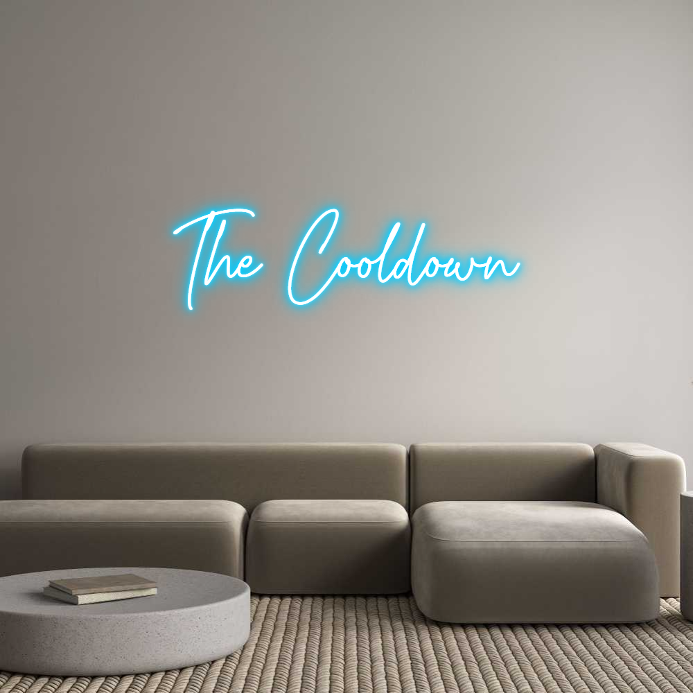Custom Neon Text - The Cooldown