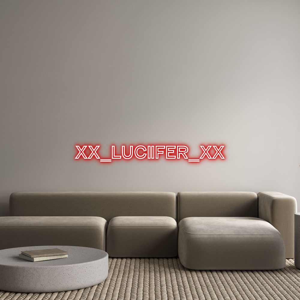 Custom Neon Text - xX_Luciifer_Xx