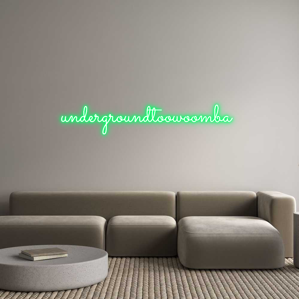 Custom Neon Text - undergroundto...