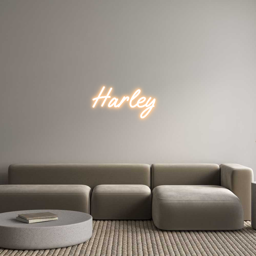 Custom Neon Text - Harley