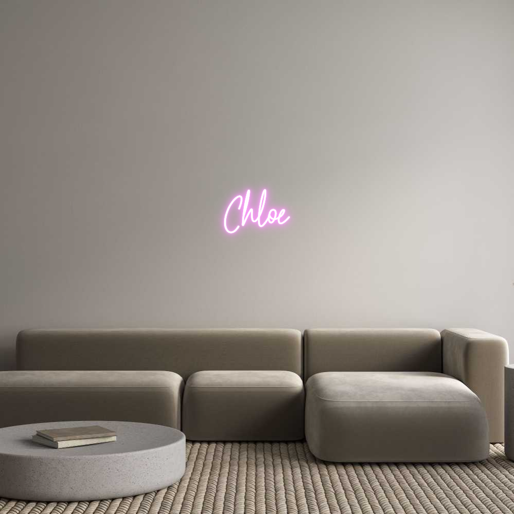Custom Neon Text - Chloe