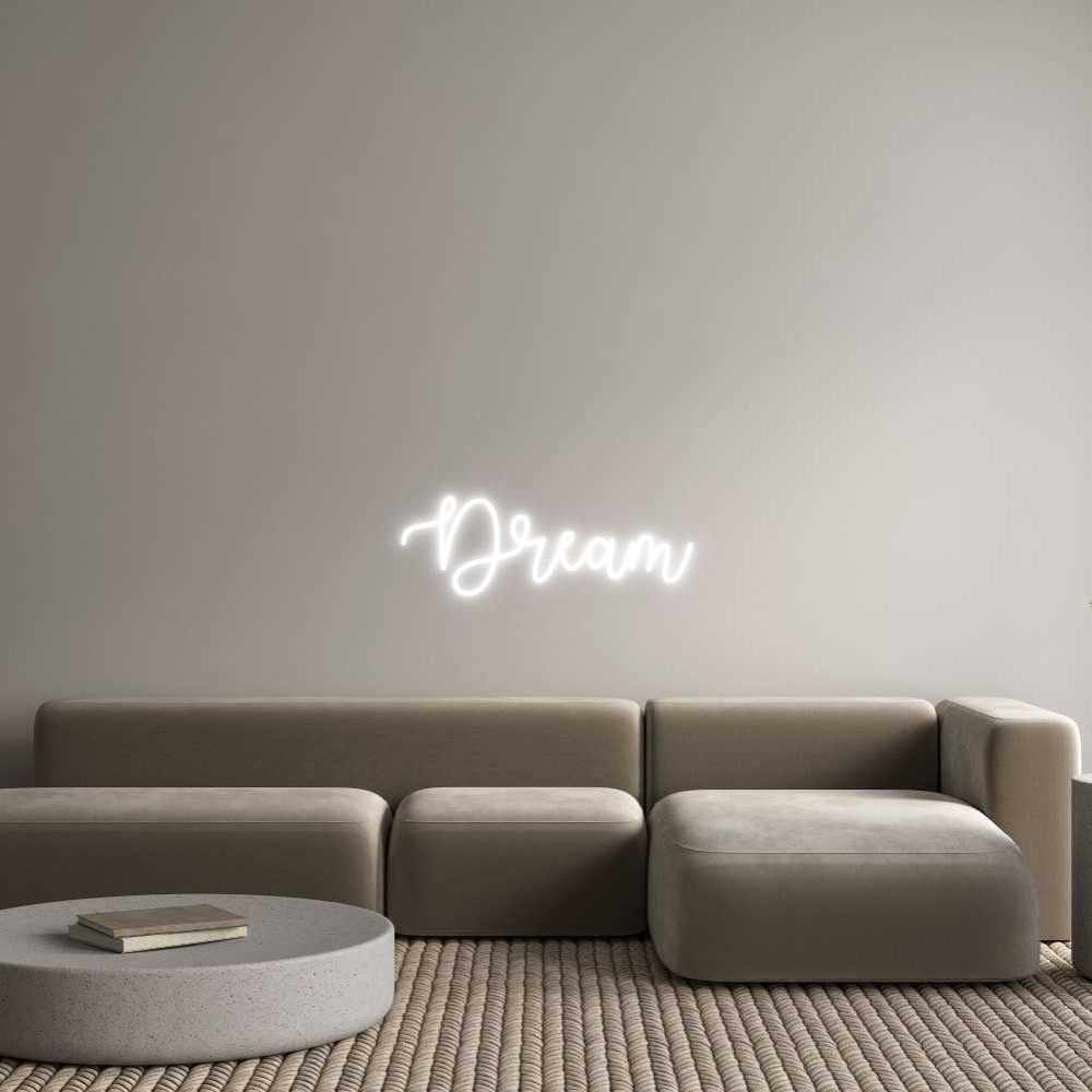 Custom Neon Text - Dream