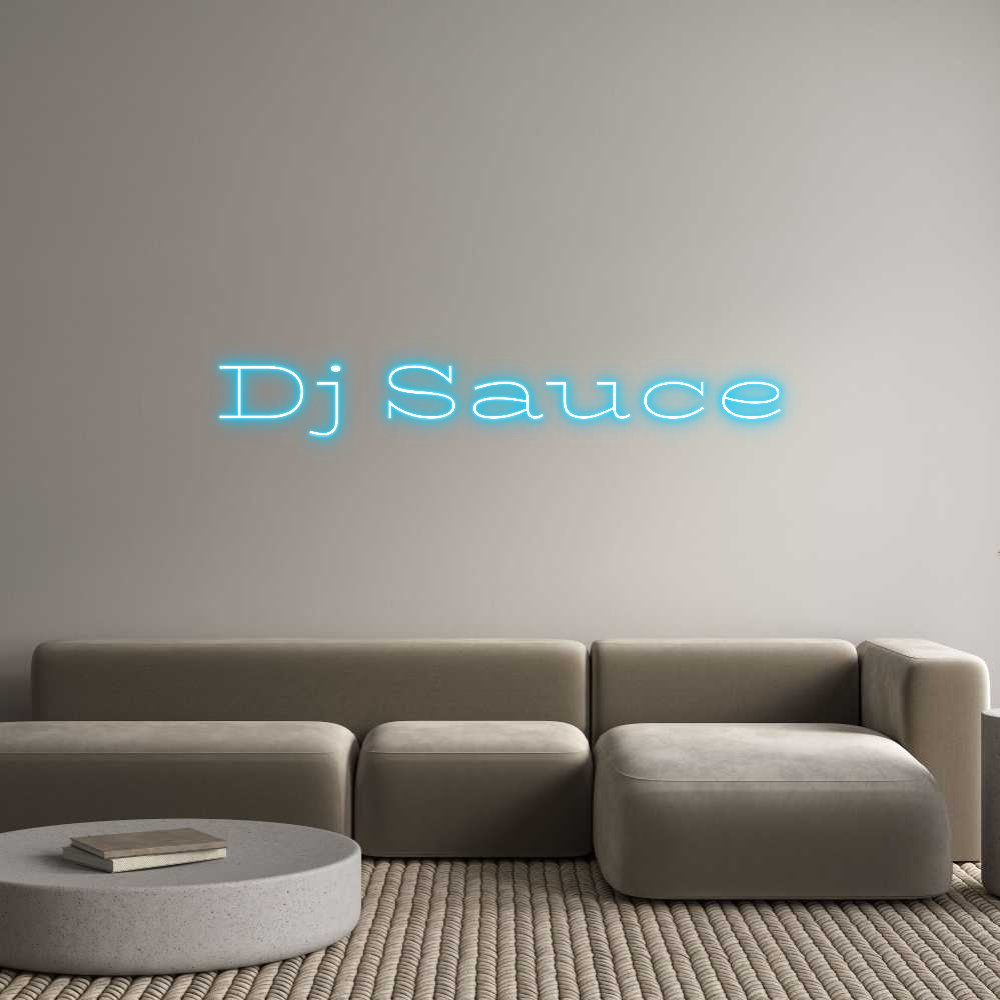 Custom Neon Text - Dj Sauce