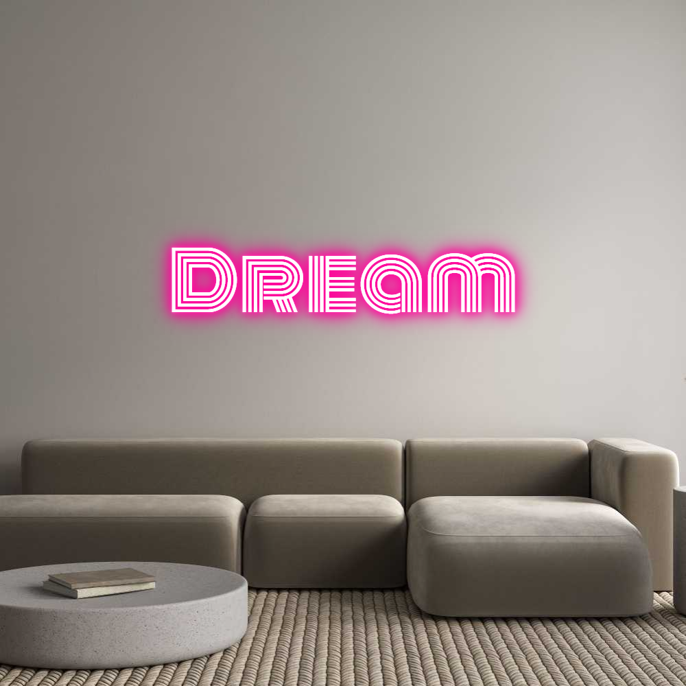 Custom Neon Text - Dream
