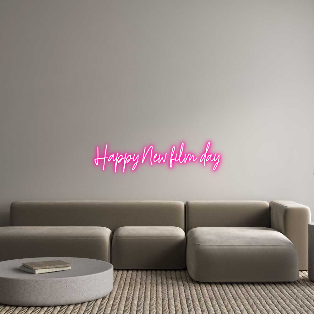 Custom Neon Text - Happy New fil...