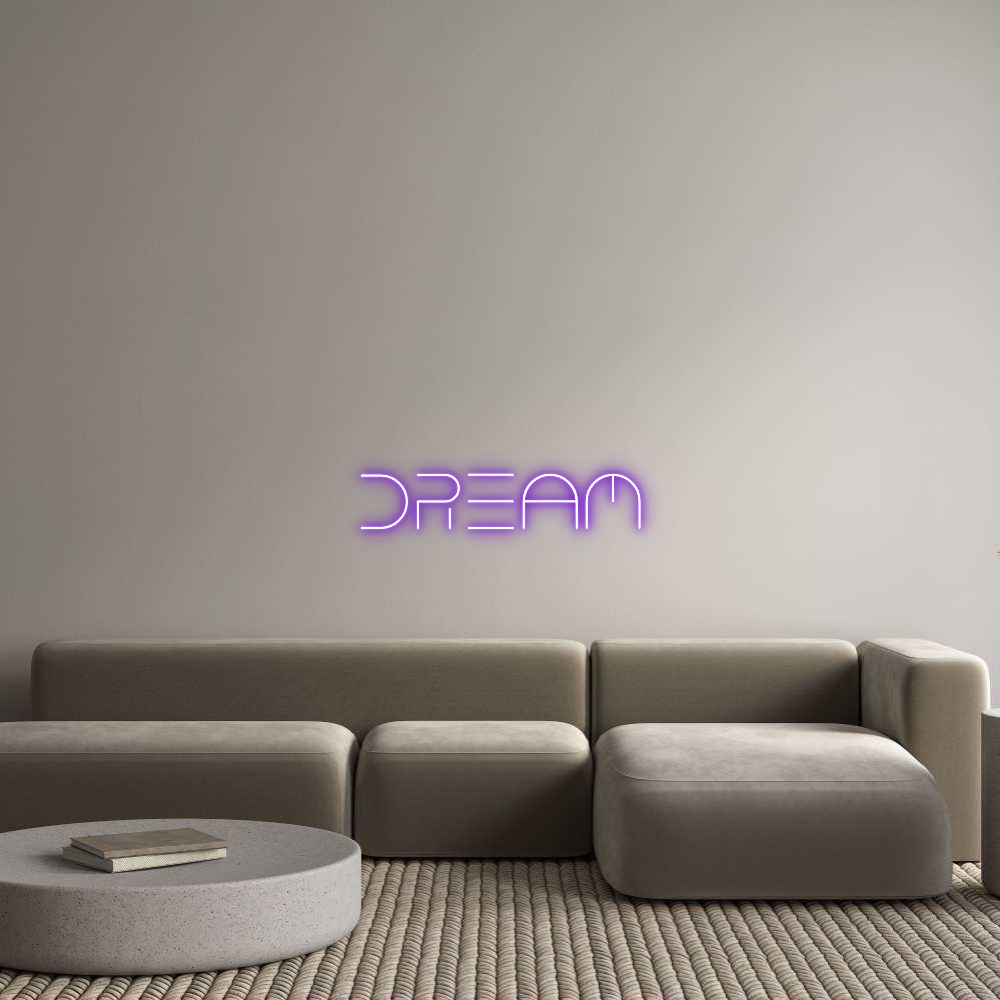 Custom Neon Text - Dream
