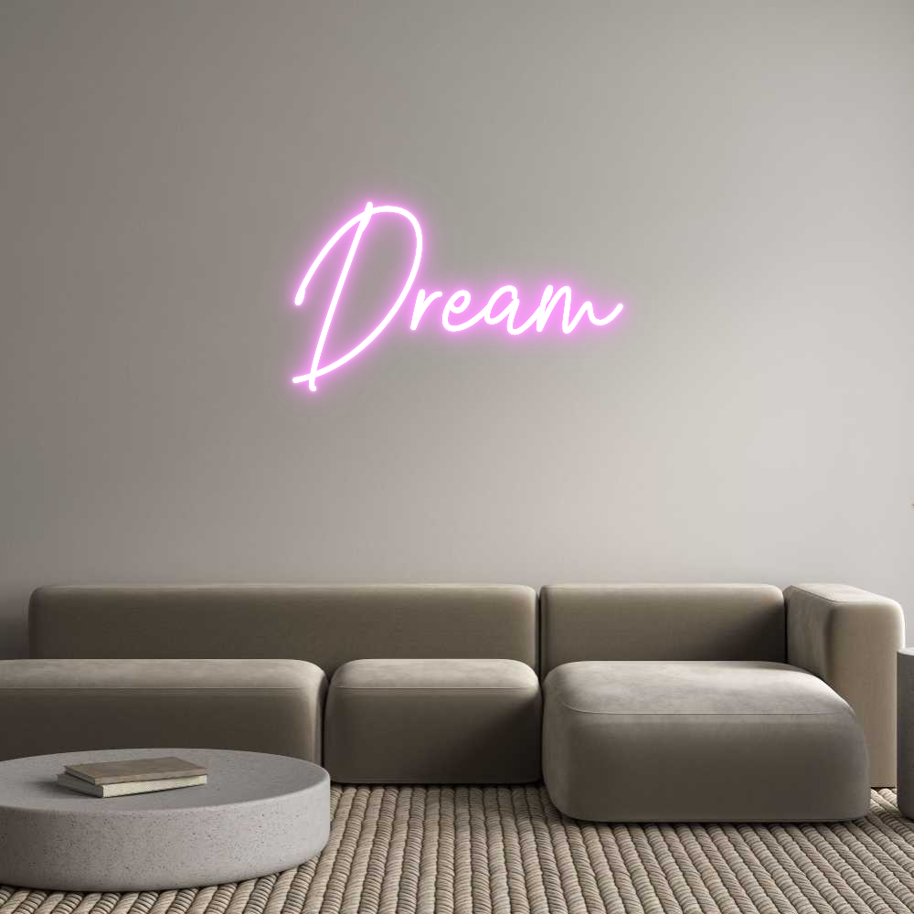 Custom Neon Text - Dream