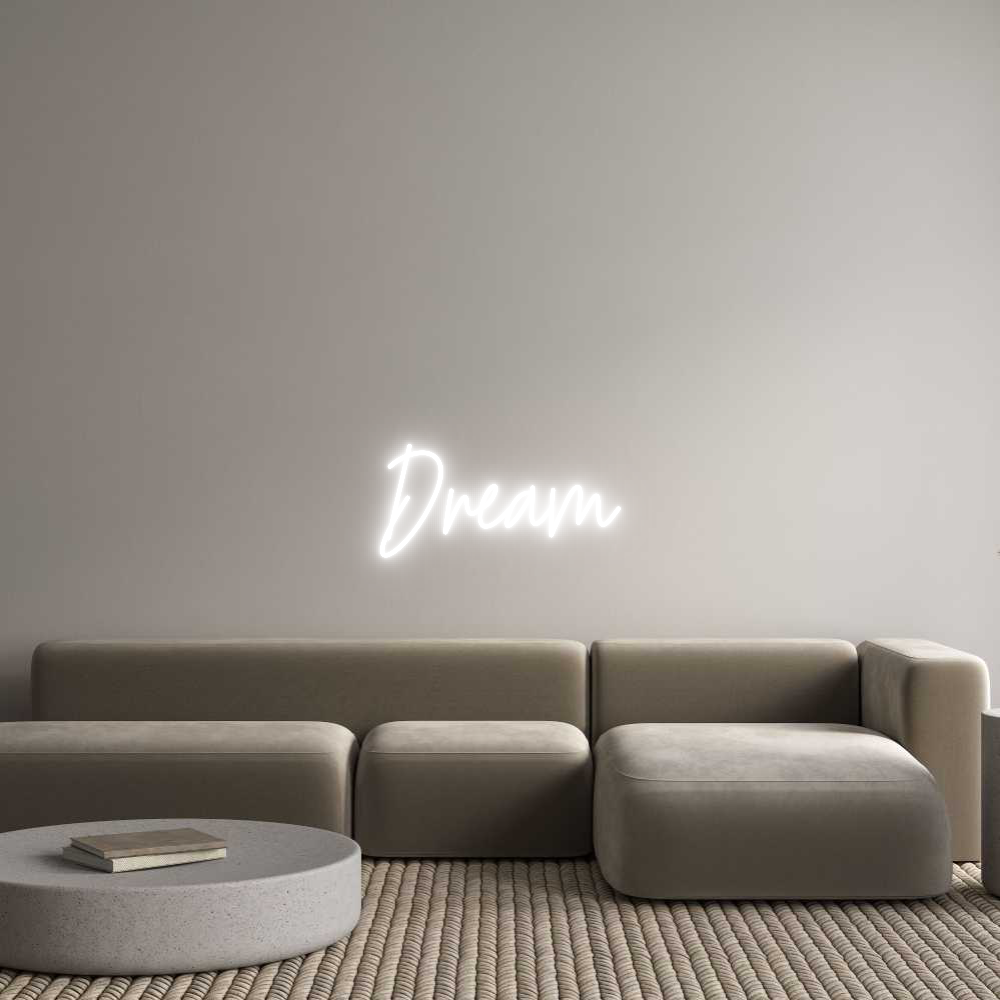Custom Neon Text - Dream